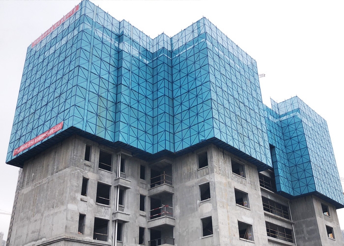 衡陽奧園譽鉑府爬架工程（chéng）